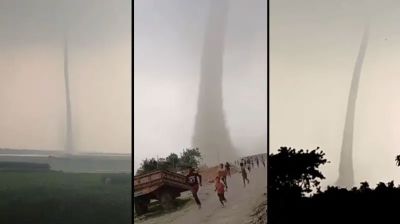 পদ্মায় টর্নেডো, ভিডিও ভাইরাল