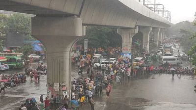 সাম্য হত্যার বিচার দাবিতে শাহবাগে ছাত্রদলের অবস্থান